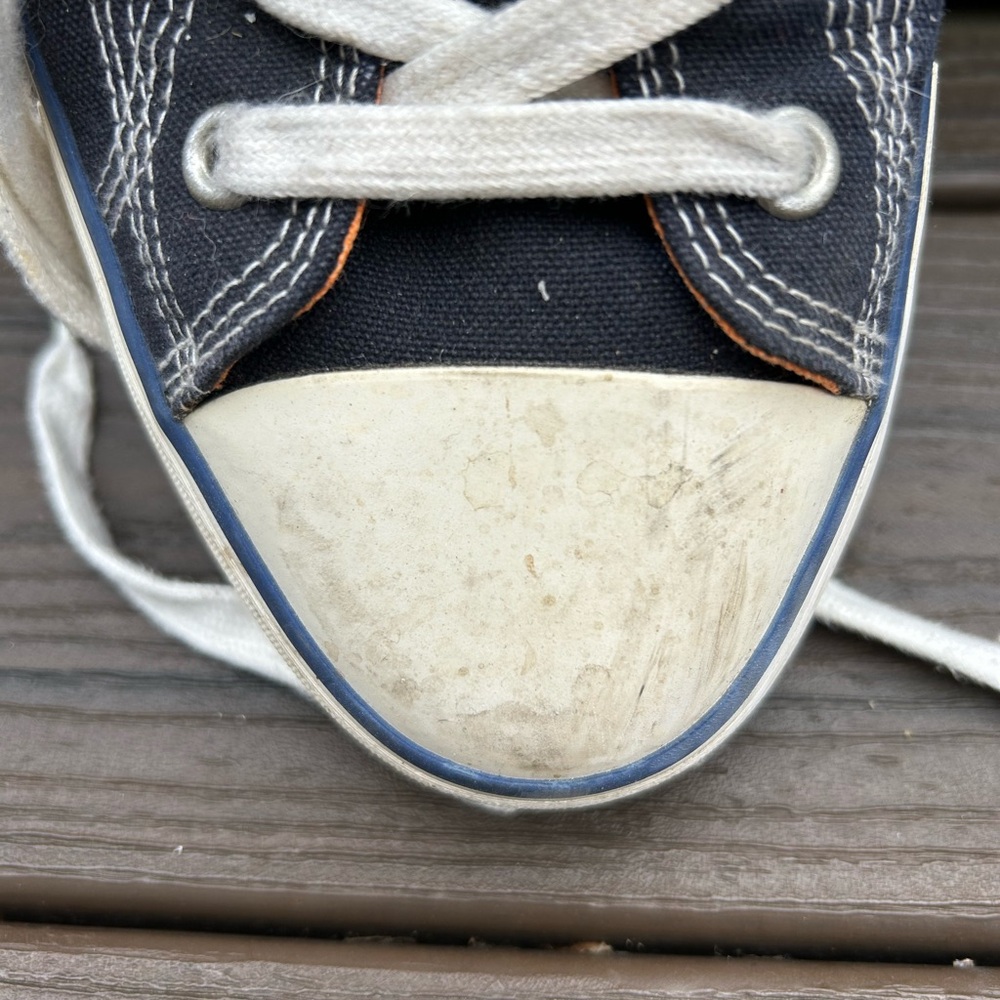 Superdry High-Top Sneakers - Navy Blue and Orange - Picture 6 of 8